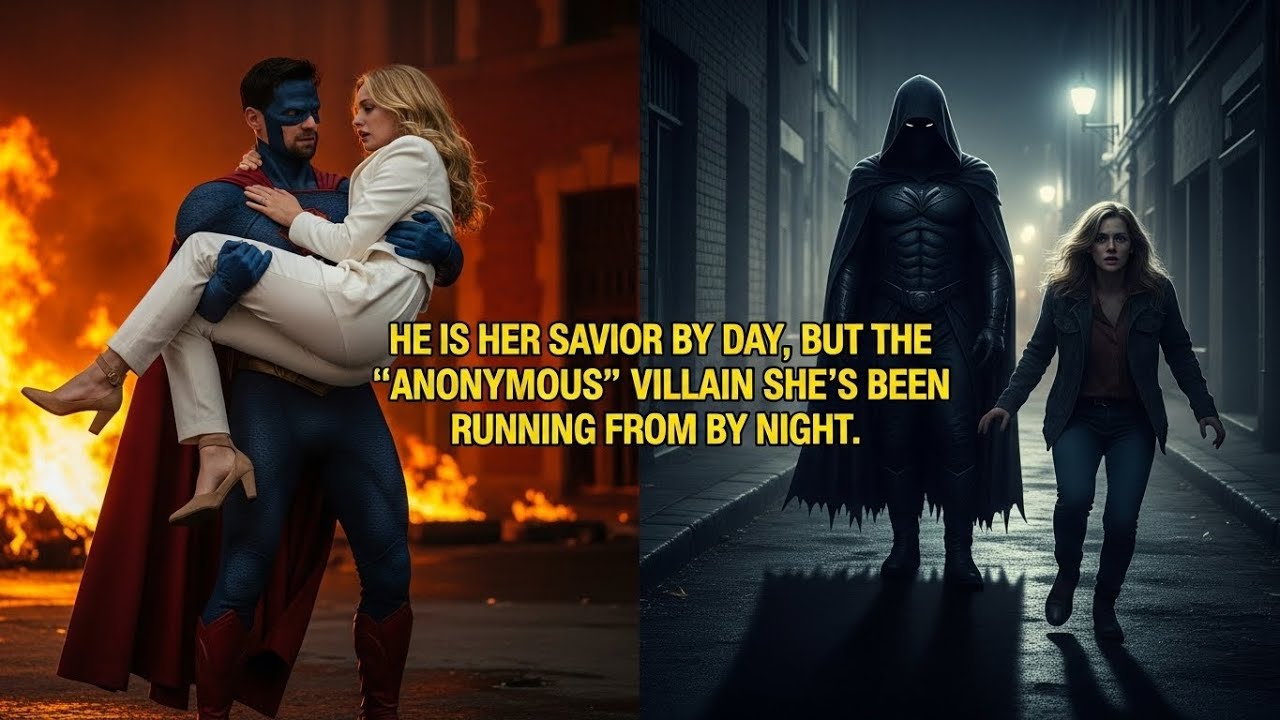 He is her savior by day, but the "anonymous" villain she’s been running from by night.