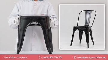 CALIFORNIA | Tolix Style Chair - Assembly video