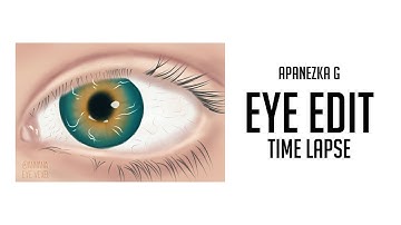 Eye Edit (Digital Art) | Time Lapse