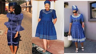 shweshwe dresses for plus size ladies