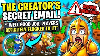 THE CREATOR EMAILED ME! 😱 | Helmet Heroes Mobile 2-Week Update