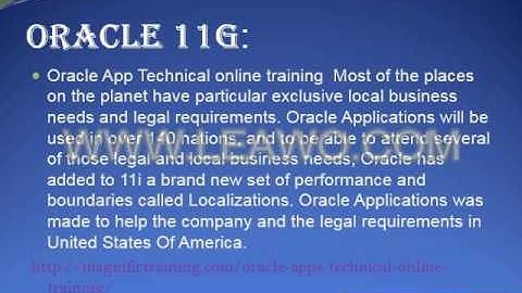 Best  Oracle Application Technical Training  with Placement Assitance