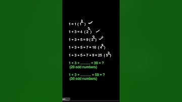 Trick for Finding the Sum of Consecutive Odd Numbers #quantitativeaptitudetricks #numbers  #maths