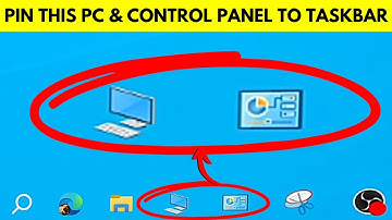 How to Pin This PC & Control Panel to Taskbar in Windows 10 (Tutorial)
