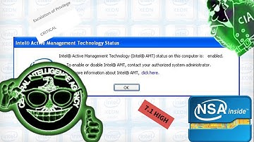 Intel Did it Again! (AMT & ME SPOOKINESS)