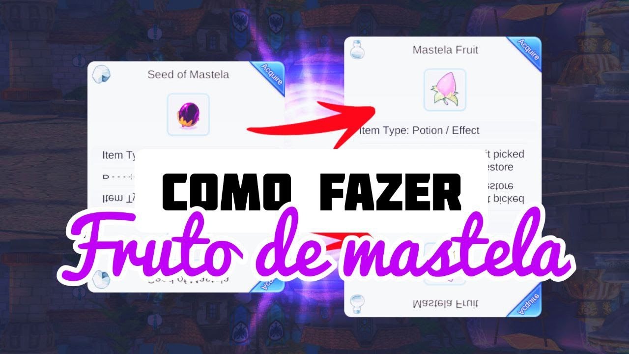 mastela fruit ro mobile หาจากไหน New 2022 Como fazer fruto de Mastela - Ragnarok Eternal Love