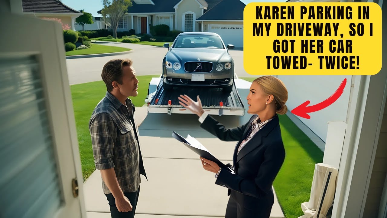 HOA President Karen Kept Parking in My Driveway, So I Got Her Car Towed ...