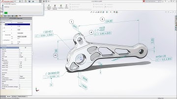 SOLIDWORKS 2018 - Model Based Inspection- First Article Inspection Report Generation