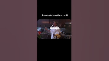 ChatGPT made him a millionaire at 23 #mindset #motivation #millionaire #money #growth #fyp #shorts