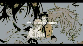 My editing evolution! (2018-2022)