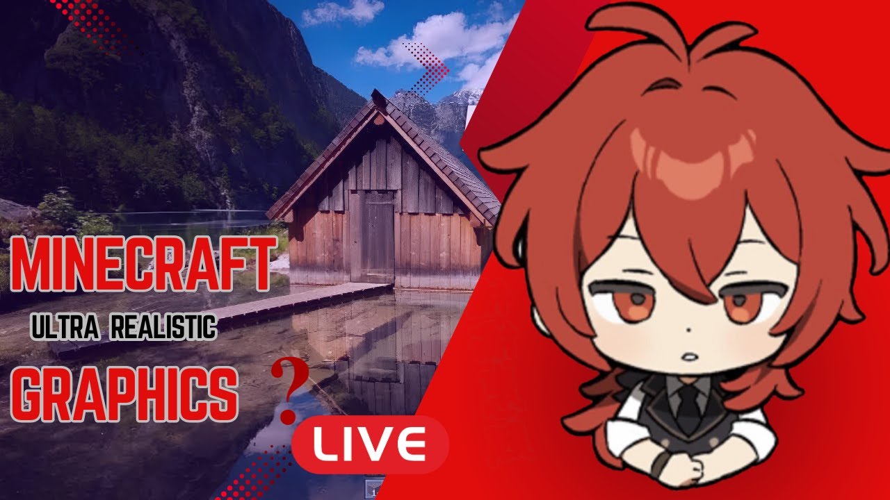 Minecraft Relaxing | OPEN SERVER || REALISTIC GRAPHICS | Inspired Red🔴 ...