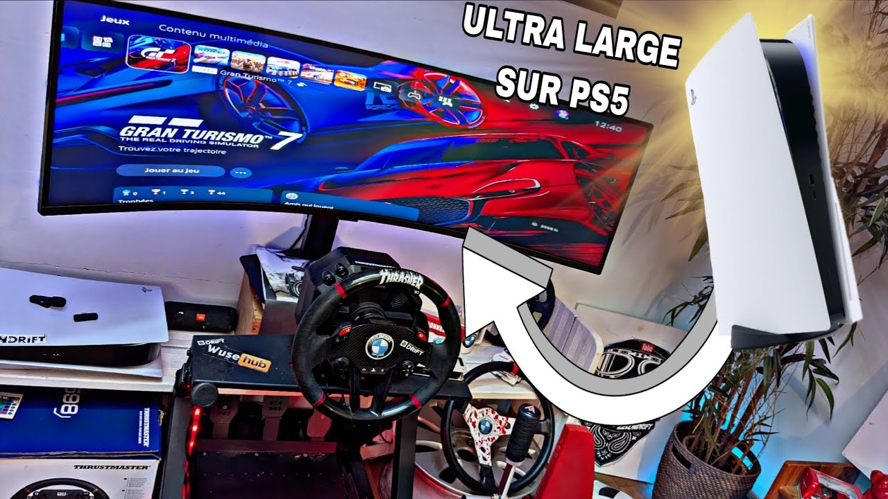 Comment jouer sur console avec un écran ultra large ? (samsung odyssey G9)