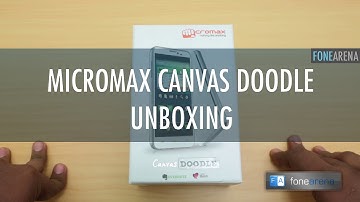 Micromax Canvas Doodle Unboxing