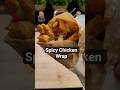 High Protein Spicy Chicken wraps  #highprotein #wraps  #food #schooltiffinbox