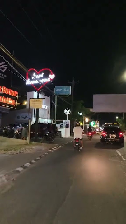 Vibes Bandar Lampung dimlm hari.. Jalan kenangan