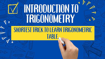 Introduction To Trigonometry | Trick To Learn Trigonometric Ratios | Chapter #30 Class 10