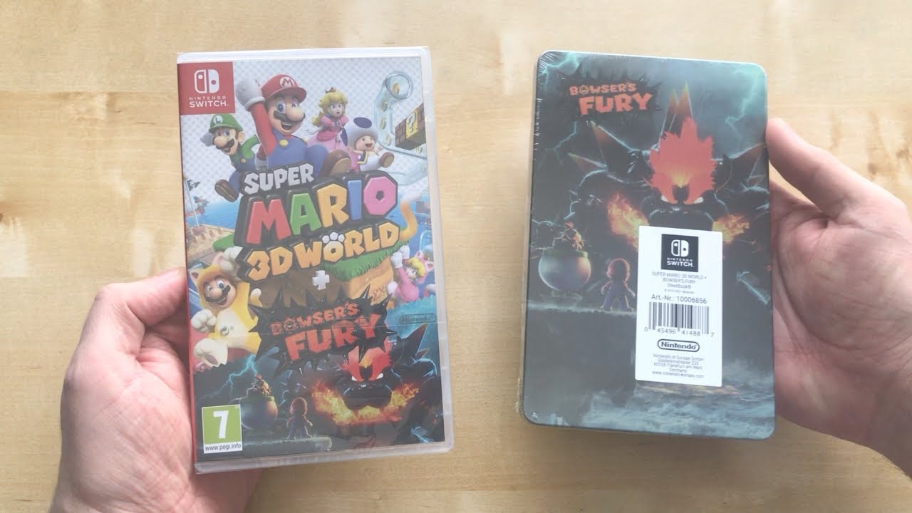 Nintendo UK Reveals Super Mario 3D World + Bowser's Fury Steelbook And  Stickers Pre-order Bonuses – NintendoSoup