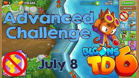 Bloons TD 6 Advanced Challenge | Give A Hug To A BFB | No Hero No MK No Powers Used | July 8 2022