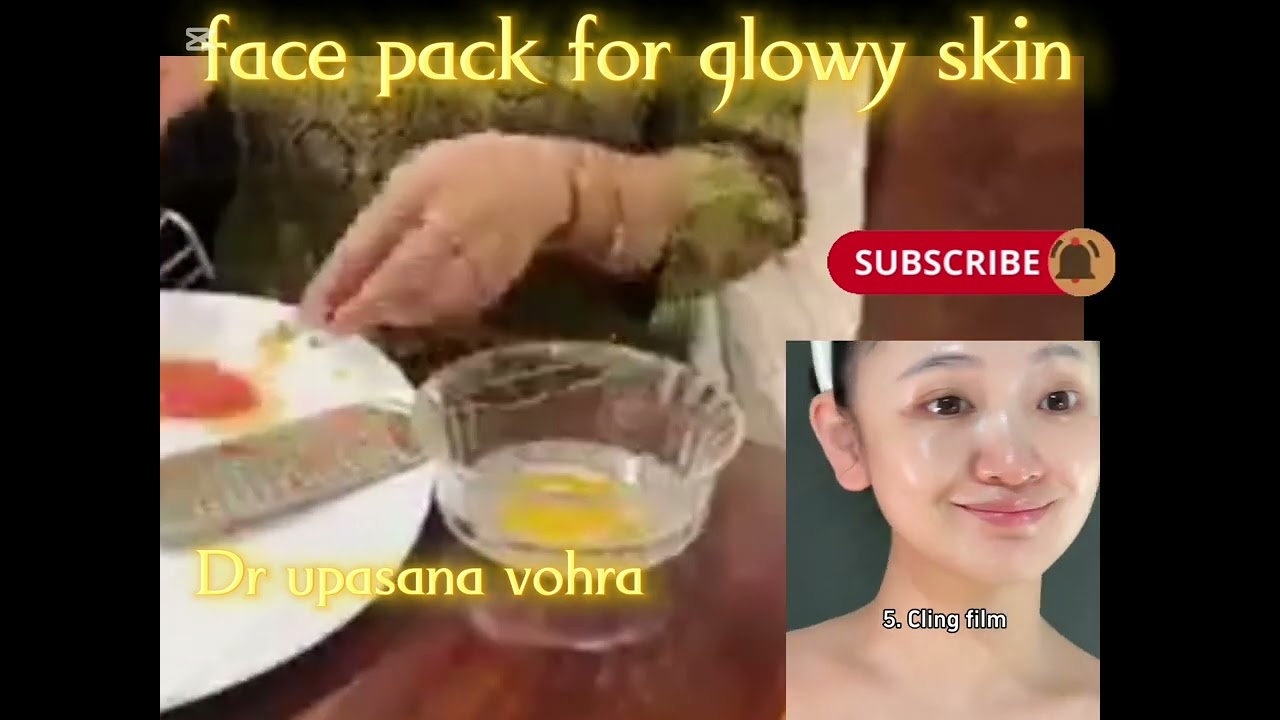 Glowing face pack ✨️ by Dr upasana vohra 