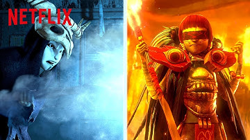 Wizard Train Battle of Fire & Ice 🔥❄️ Trollhunters: Rise of the Titans | Netflix After School