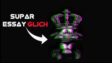 Pro Glitch Effect in Kinemaster / How to Make Glitch Text in Kinemaster. Glitch Transition.