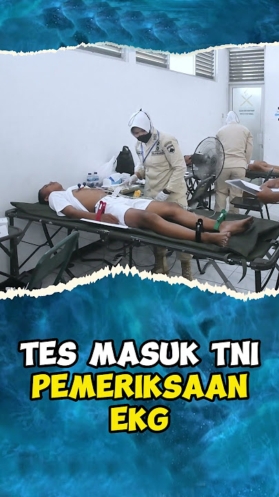 PENDAFTARAN TNI, PEMERIKSAAN EKG SELEKSI TNI #shorts  #army #military #tni