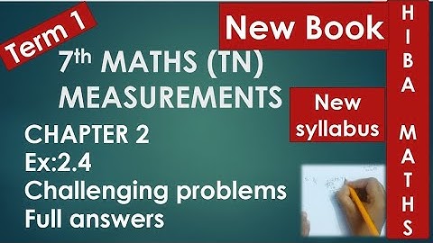 7th maths chapter 2 exercise 2.4 full answers new syllabus  2020-2021