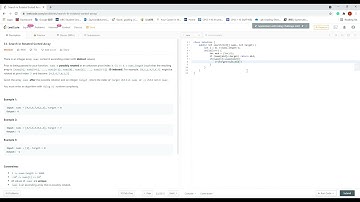 leetcode中文流做题日记(33)Search in Rotated Sorted Array