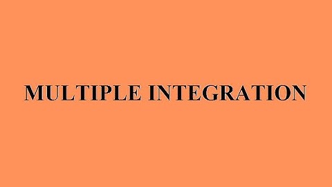 Multiple Integration - Application (Centre of gravity)
