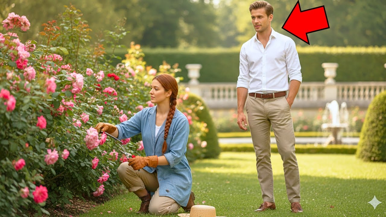 La fille du jardinier remplace son père malade au travail, et le patron tombe amoureux d’elle...