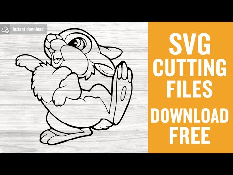 Thumper Disney Svg Free Cut Files for Silhouette Cameo Free Download