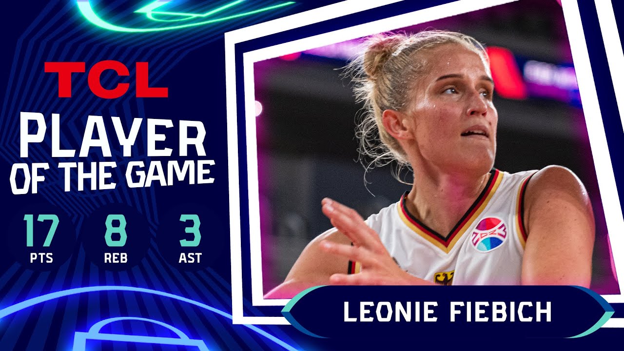 Leonie Fiebich (17 PTS) | TCL Player Of The Game | GER vs CZE