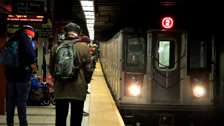 MTA New York City Subway: Flatbush Av bound 2 express train of R142s @ 96th Street