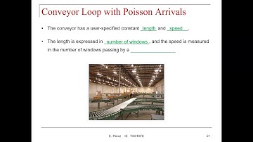 Lecture 10P2: IE 4355 Facilities Planning - Conveyor Models