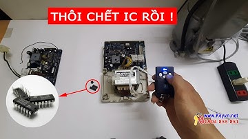 Sửa bo mạch cửa cuốn Austdoor không nhận tín hiệu | www.keyvn.net