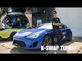 WE GOT A K-SWAPPED TURBO BRZ!