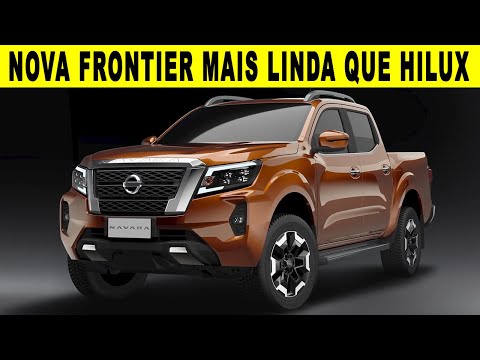 NOVA NISSAN FRONTIER 2022 FICOU MAIS BONITA QUE A HILUX???