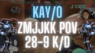 EDG ZmjjKK POV KAY/O on Bind 28-9 K/D (VALORANT Pro POV)