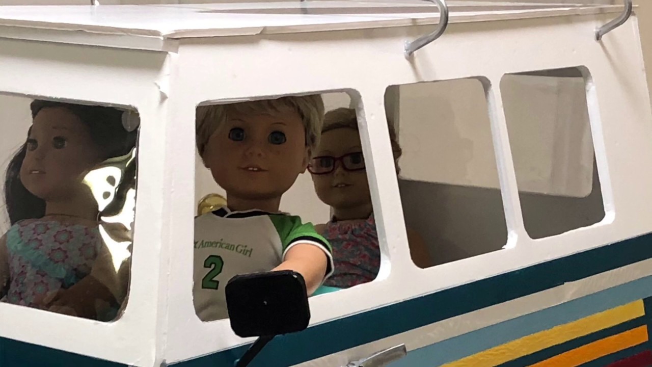 american girl doll van