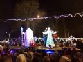 Лебедин- Новый Год (выступление Деда Мороза  и Снегурочки)