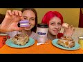 МУКБАНГ/БУЛОЧКИ СИННАБОН/МАКАРОНС/Как пробежали соревнования/MUKBANG/BUNS CINNABON/MACARONS