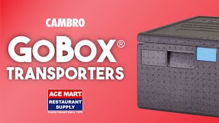 Cambro's Cam GoBox® Insulated Pan Carriers