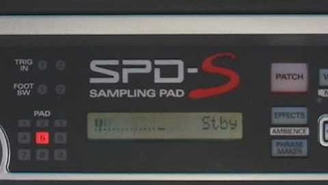 SPD-S Turbo Start (2/6)  Sampling using a microphone