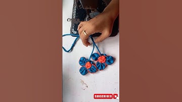 DIY: Beautiful Latkan Design | Latkan Making for Blouse | Blouse Design