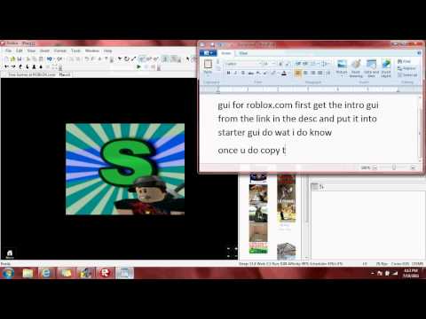 How To Make A Intro Gui On Roblox Com By Strongturtwig12 - how to make an intro gui on roblox