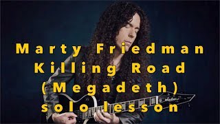 Marty Friedman Killing Road (Megadeth) solo lesson | Weekend Wankshop 237