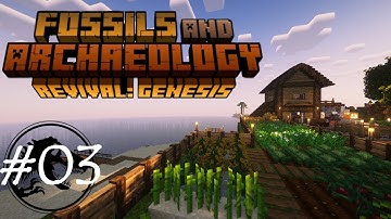 Making our first prehistoric animal | minecraft fossils and archaeology part 3