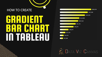 How to create gradient bar chart in tableau