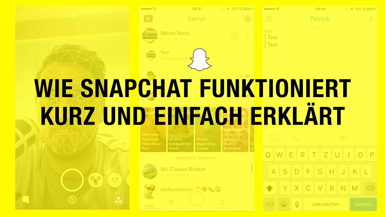 Wie Kann Man Bei Snapchat Jemanden Fixieren Wie funktioniert Snapchat - Kurze und einfache Erklärung für Einsteiger