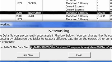 Linking TATEMS Spreadsheets To TATEMS Data on a Server With Excel 2007